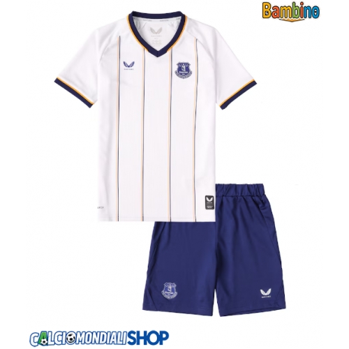 Maglie da calcio Everton Seconda Maglia Bambino 2026-27 Manica Corta + Pantaloni corti)